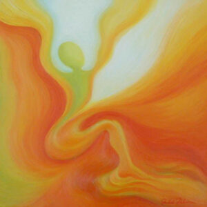 Emerging: Oil on canvas - 16 1/2” x 16 1/2” - SOLD
