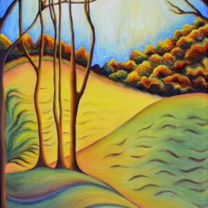 Sunfield - Oil on canvas
